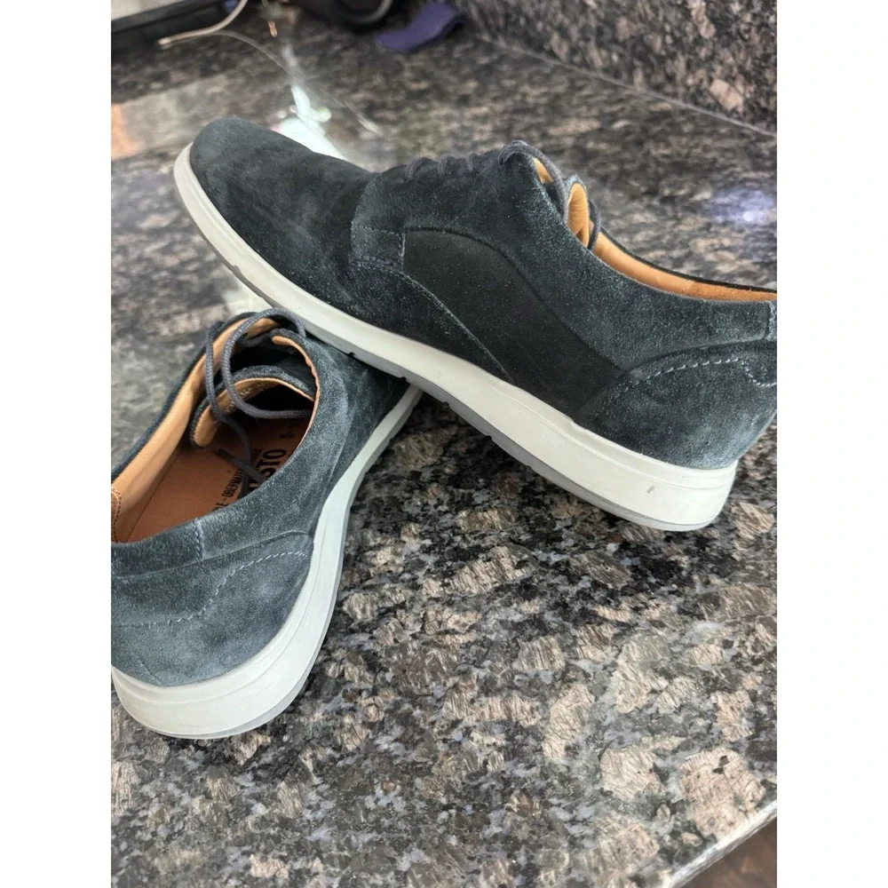 VALERIO MMMS70 MEN Dress, Casual Shoes. NAVY SUEDE BY MEPHISTO Sz 7.5 Uk 7